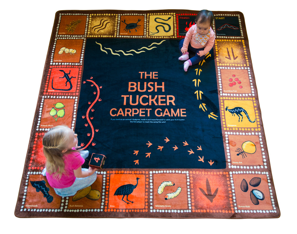 Bush Tucker Activity Carpet Game - 2 x 2m