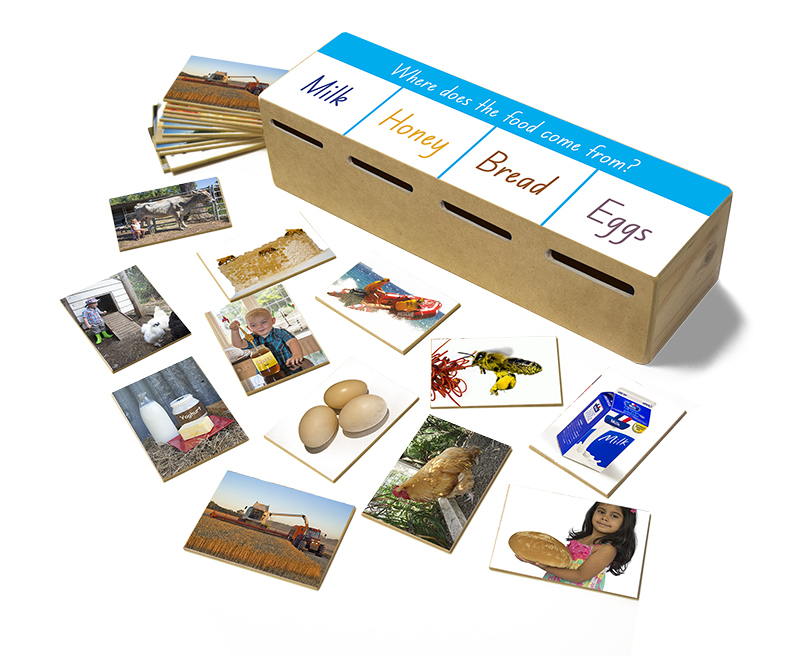 Where Does The Food Come From - Letterbox Game