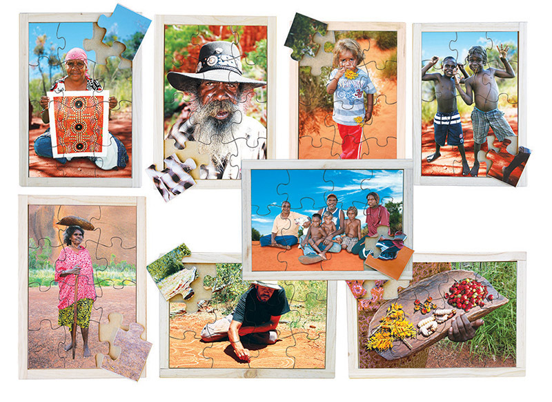 Aboriginal People Puzzles - Set of 8