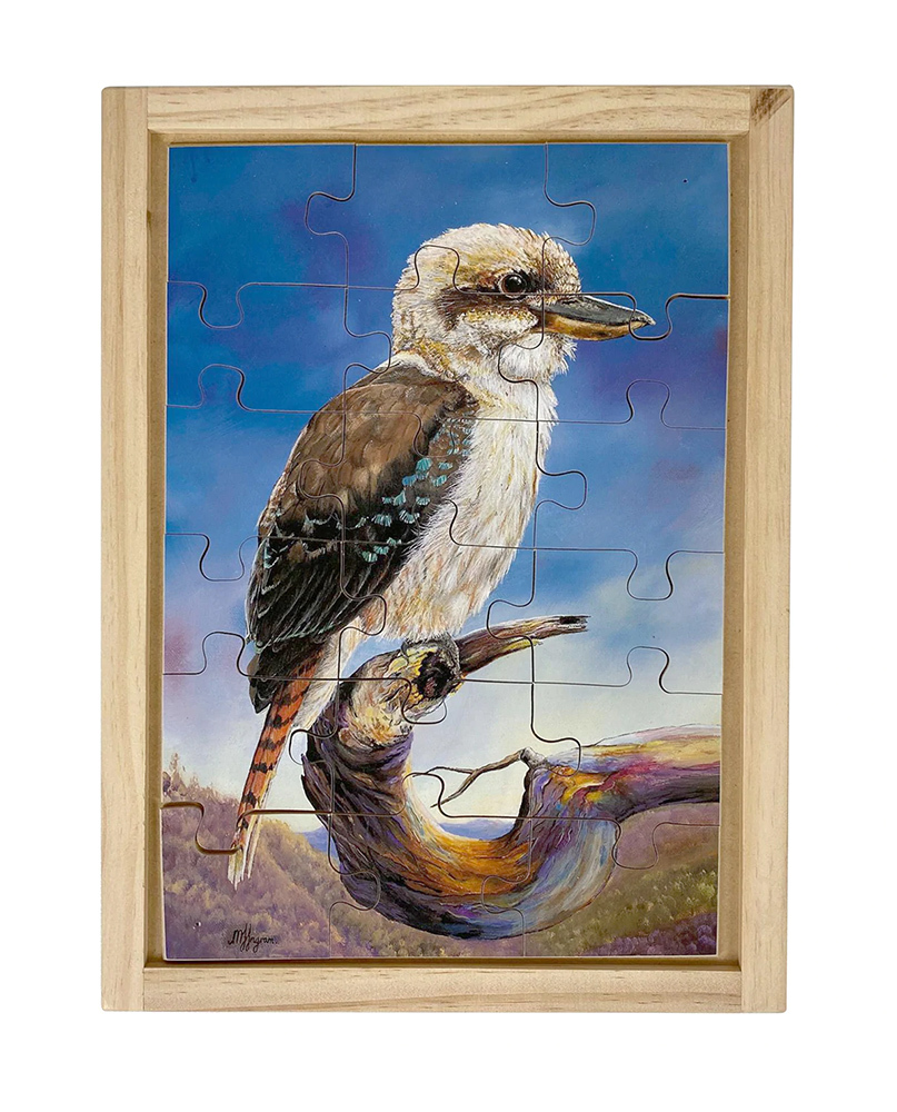 Australian Animals Puzzle - Kookaburra 18pcs