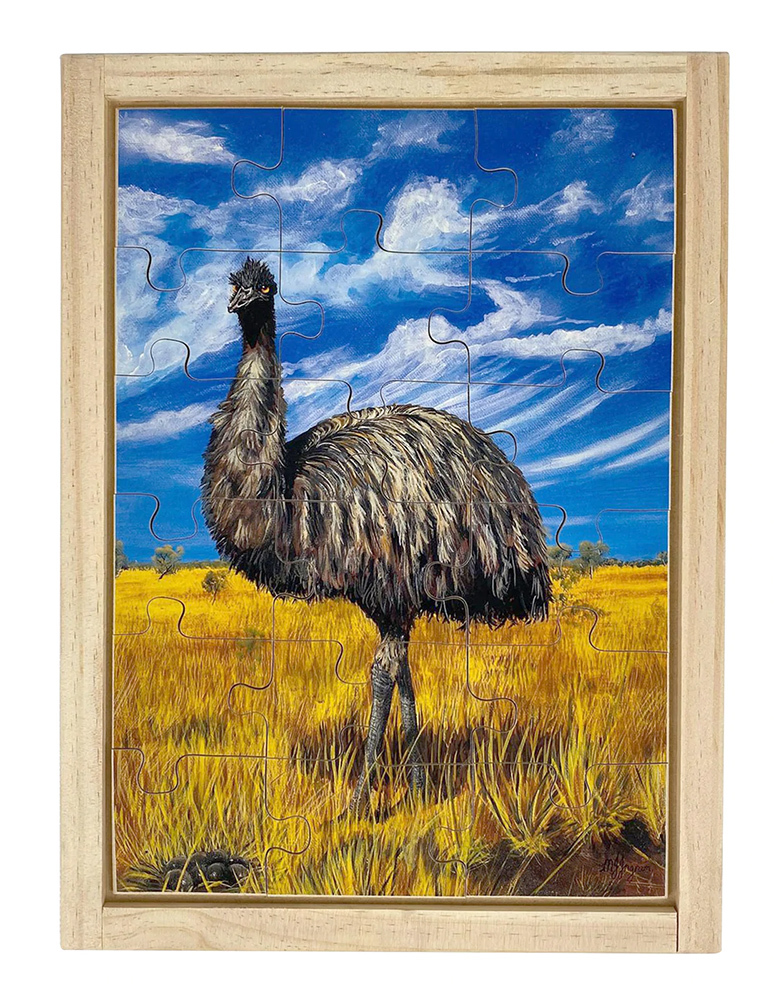 Australian Animals Puzzle - Emu 18pcs