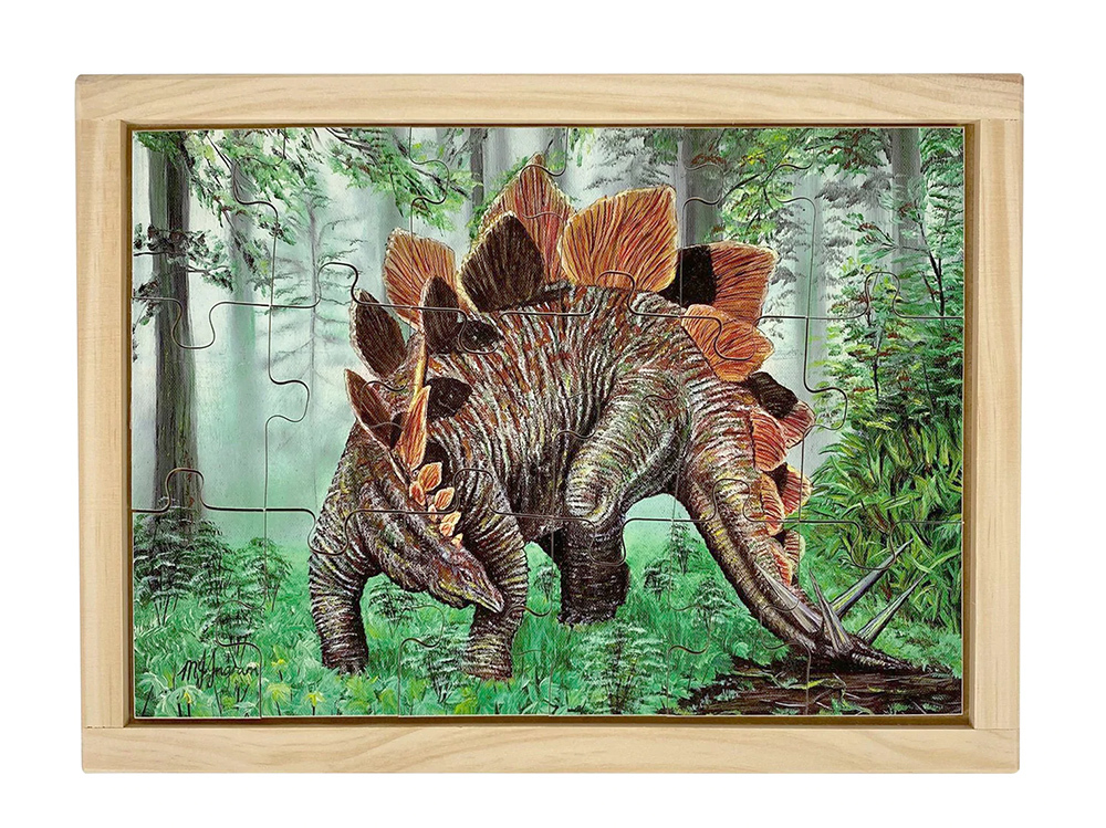 Dinosaur Puzzle - Stegosaurus 18pcs