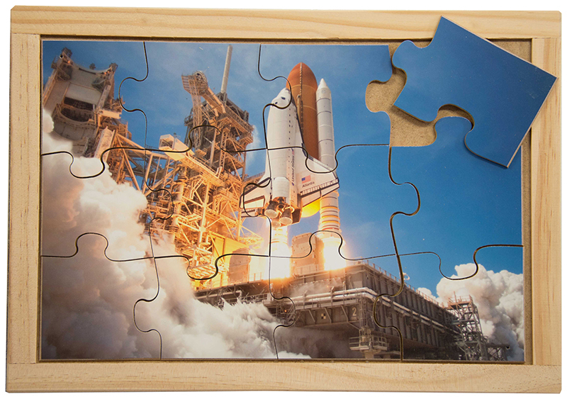Space Puzzle - Rocket 12pcs