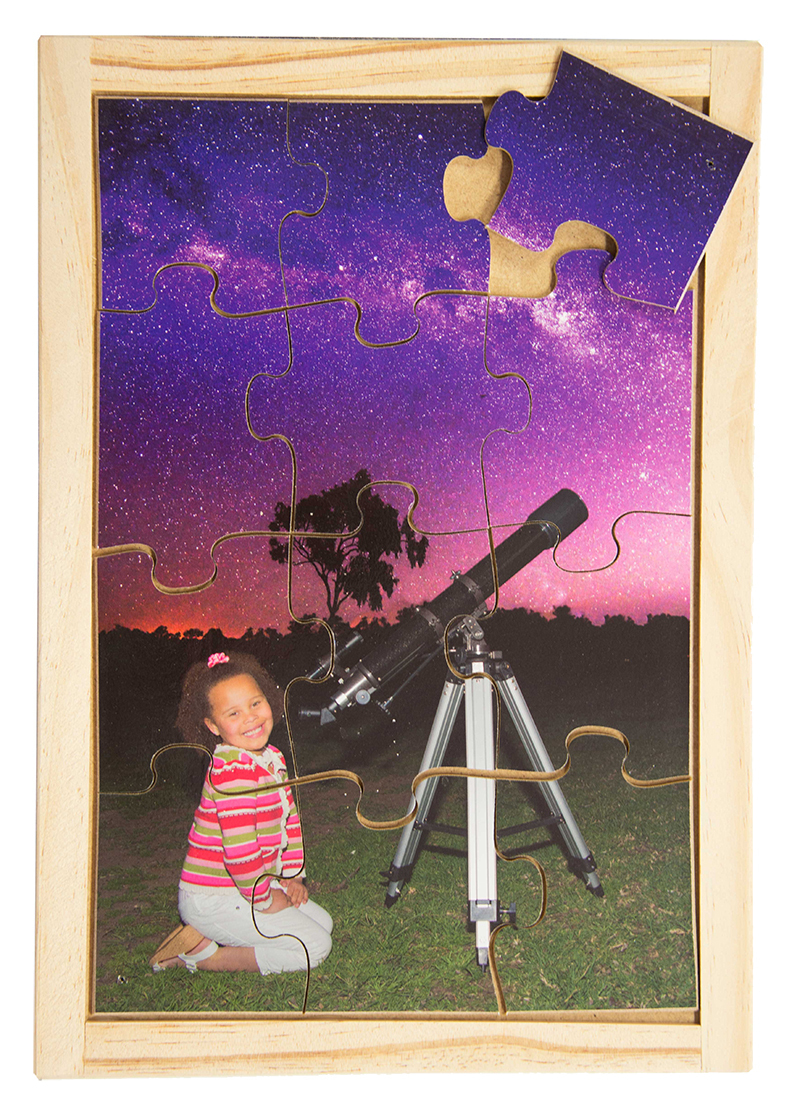 Space Puzzle - Telescope 12pcs