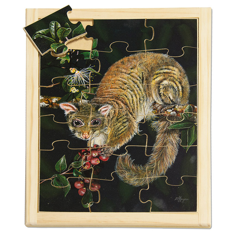 Australian Animals Puzzle - Possum 18pcs