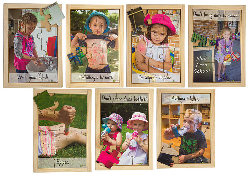 Allergies Puzzles - Set of 7