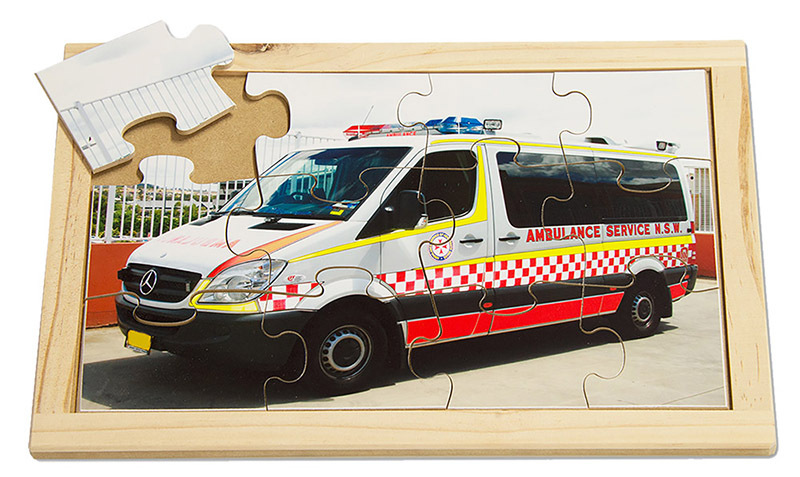 Emergency Services Puzzle - Ambulance 12pcs
