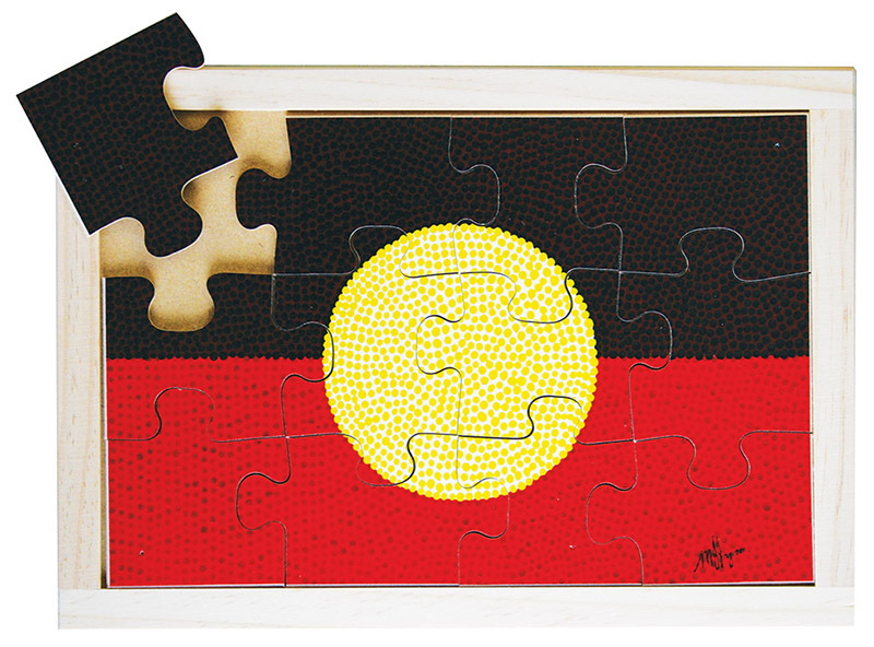 Flag Puzzle - Aboriginal 12pcs