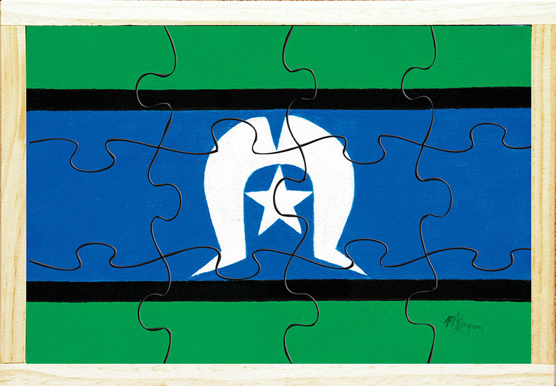 Flag Puzzle - Torres Strait 12pcs