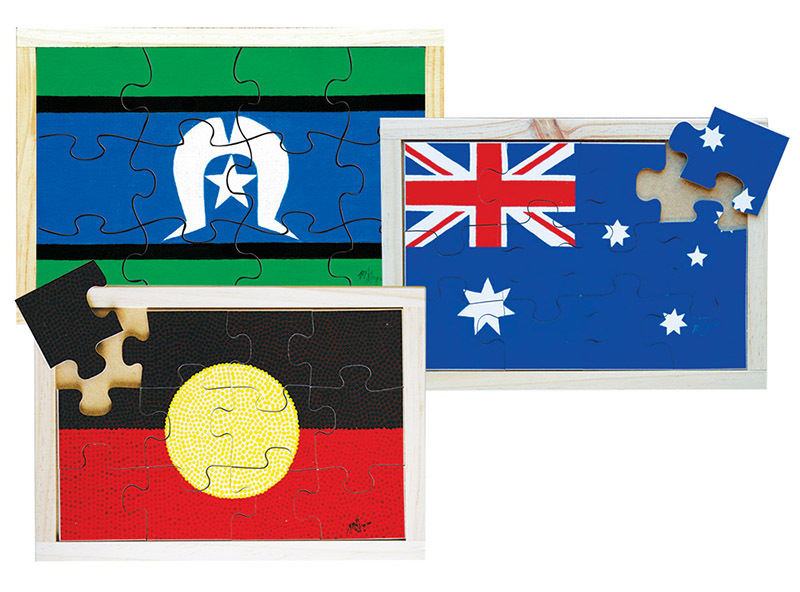 Flag Puzzle - Set of 3