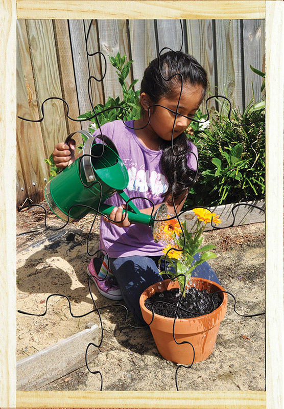 Our Environment Puzzle - Watering Flower 12pcs