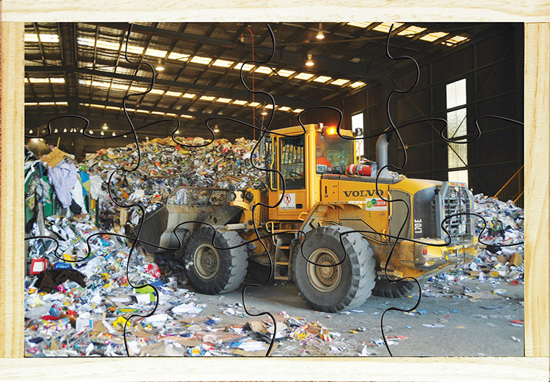 Our Environment Puzzle - Recycling Plant 12pcs