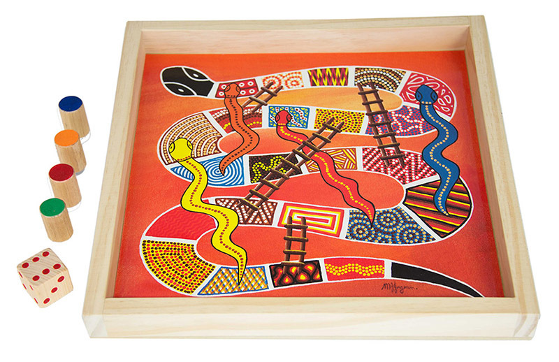 Indigenous Serpents & Ladders Game
