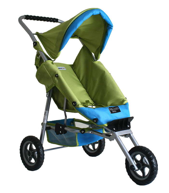Valco Mini Marathon Doll Stroller - Lime/Aqua