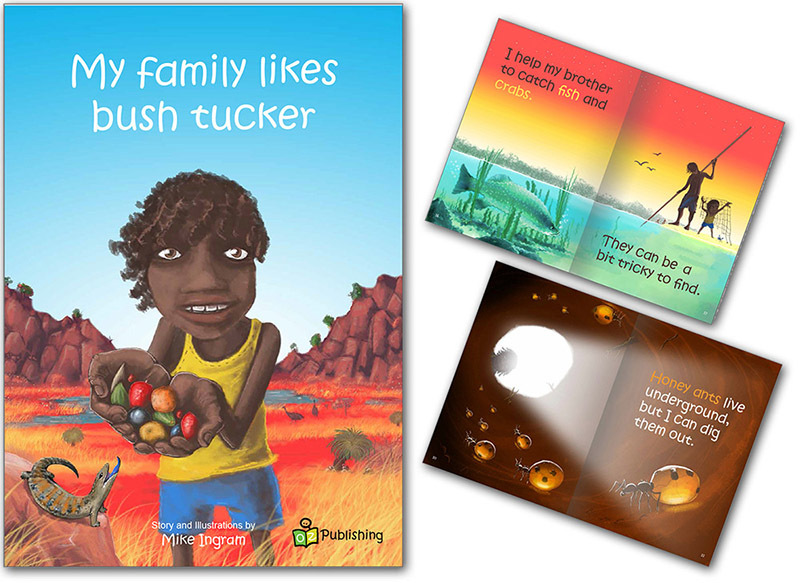 Big Book - My family likes bush tucker