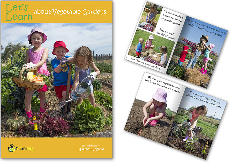 Big Book - Let's Learn about Vegetable Gardens