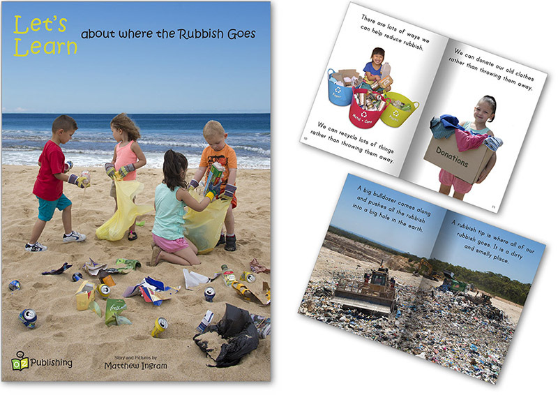 Big Book - Let's Learn about where Rubbish Goes