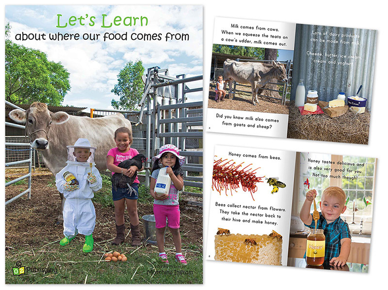 Big Book - Let's Learn about where our food comes from