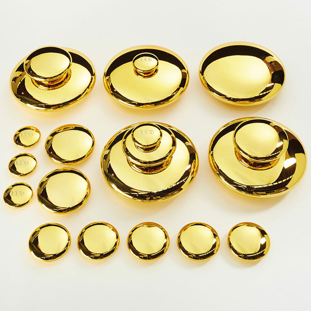 Mirror Stacking Pebbles - Gold 20pk