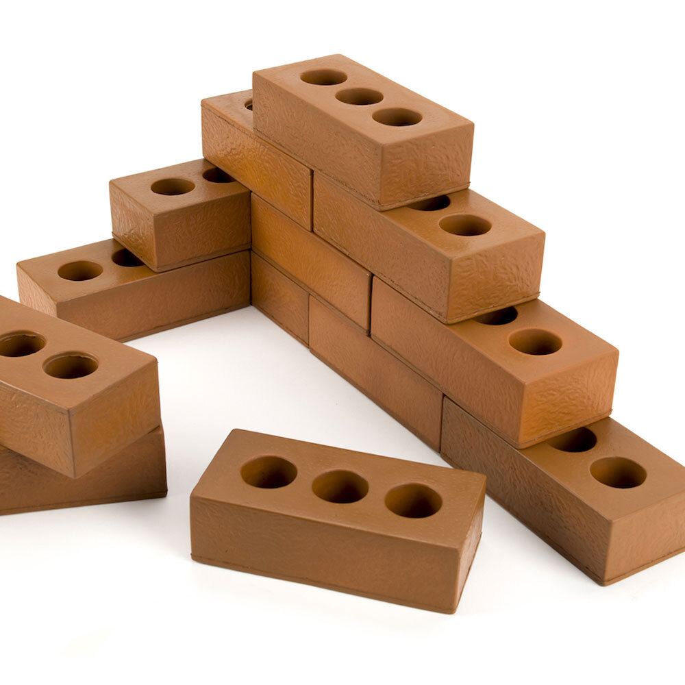 Foam House Bricks - 25pk - TTS