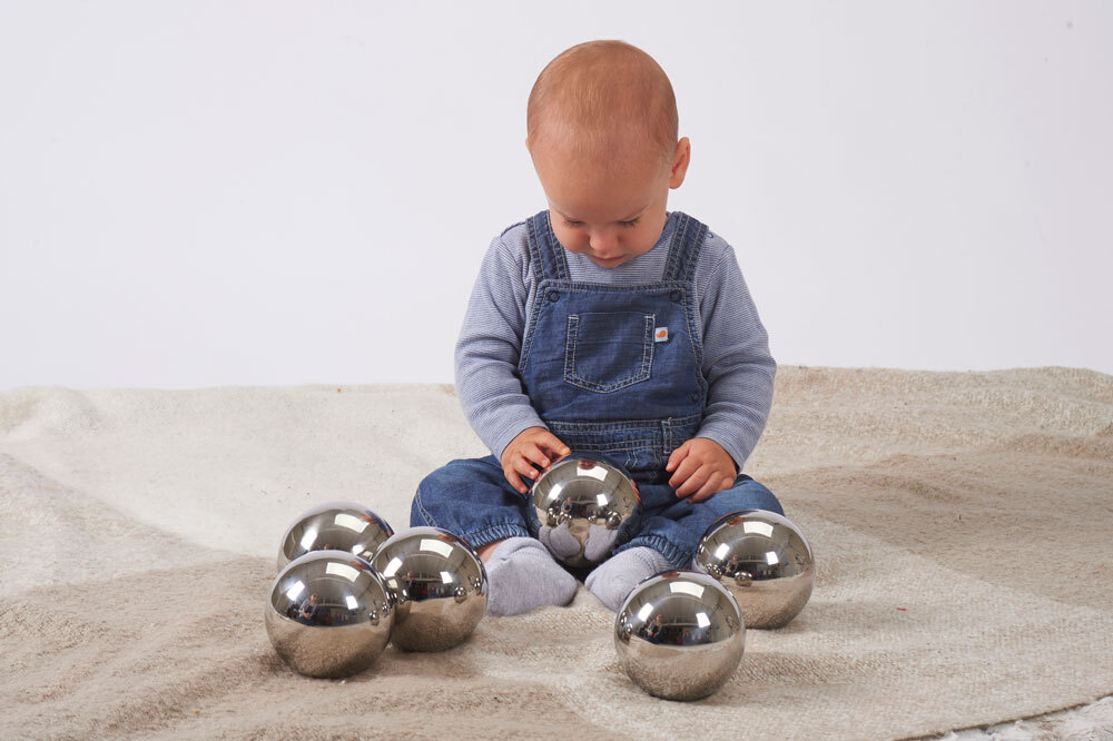 Sensory Reflective Mystery Balls - Set of 6
