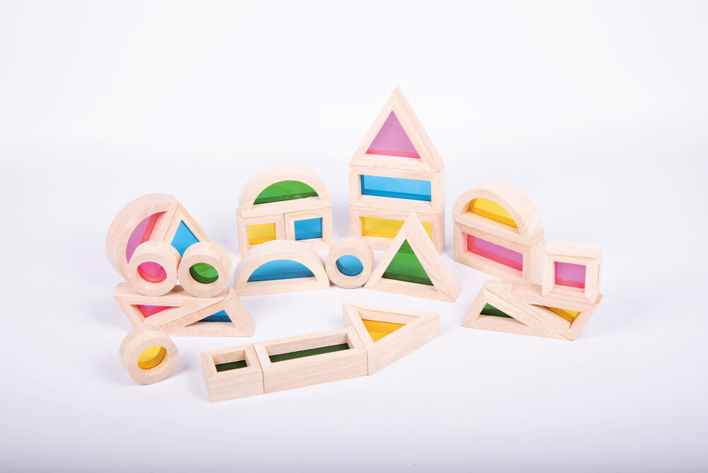 Rainbow Blocks - Set of 24