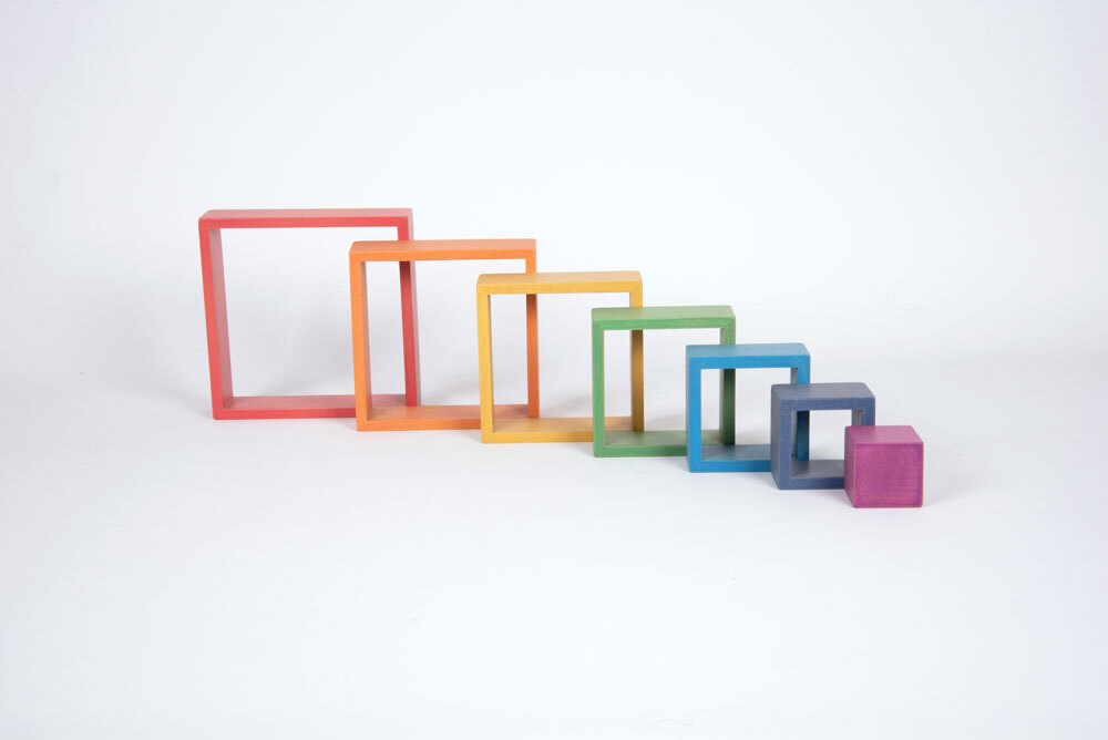 Rainbow Architect Shapes - Squares 7pcs
