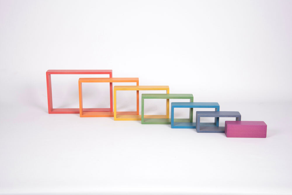 Rainbow Architect Shapes - Rectangles 7pcs