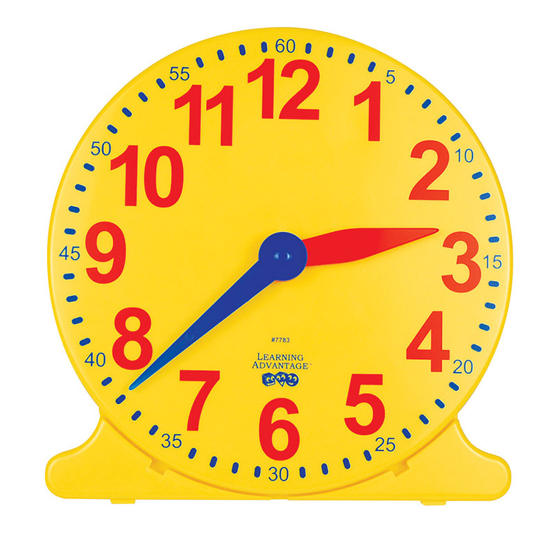 LCBF Right On Time Teachers Clock - 30cm