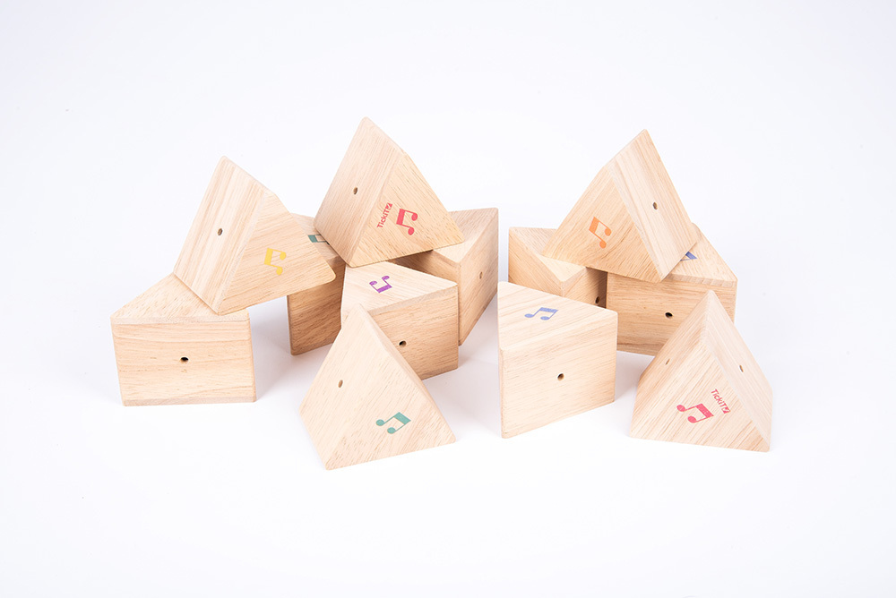 Wooden Sound Prism Set - 12pk
