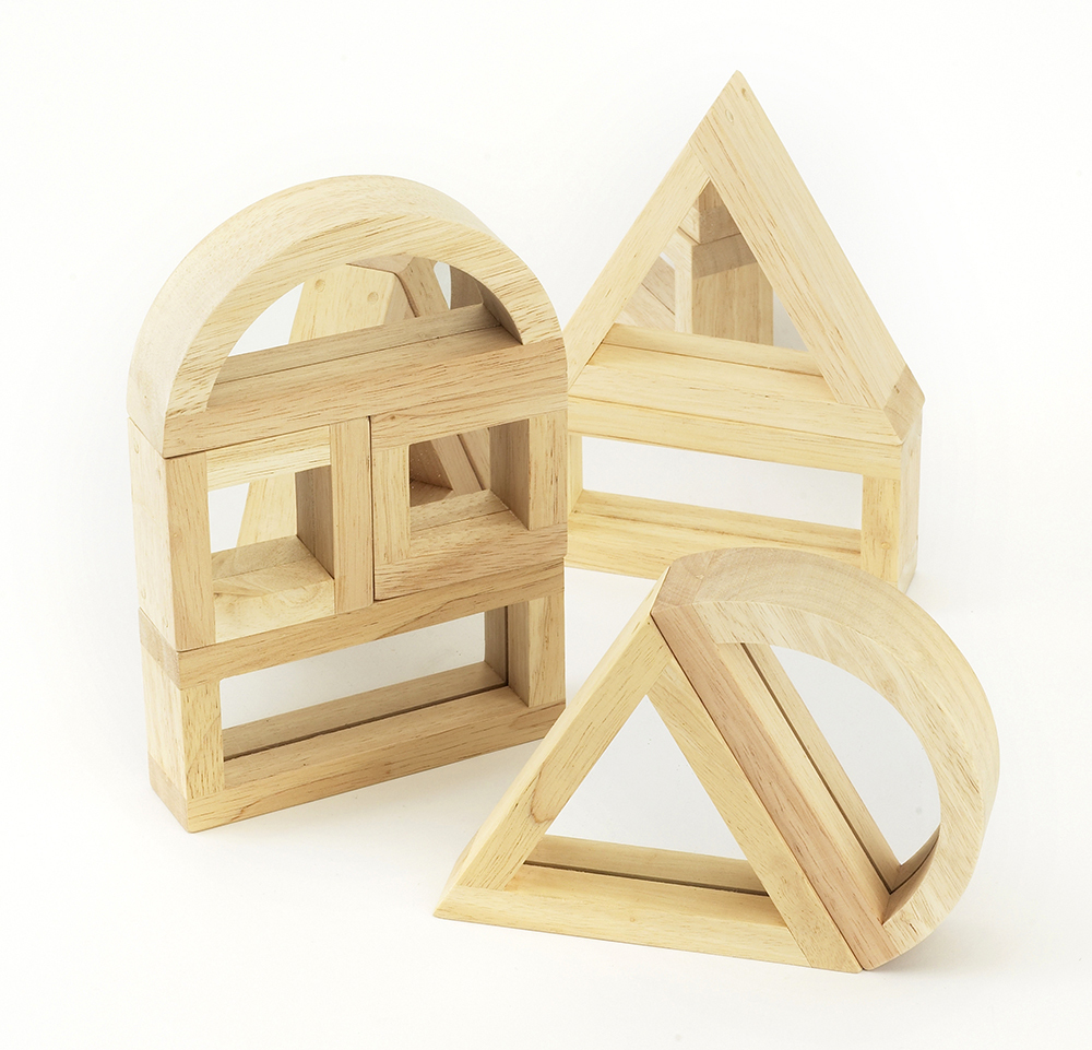 Large Mirror Block Set - 8pk