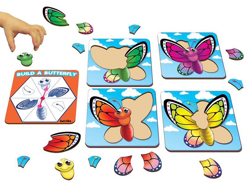 Tuzzles Build A Butterfly Game