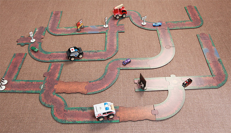 Tuzzles Super Roadway - Country Road Edition 44pcs