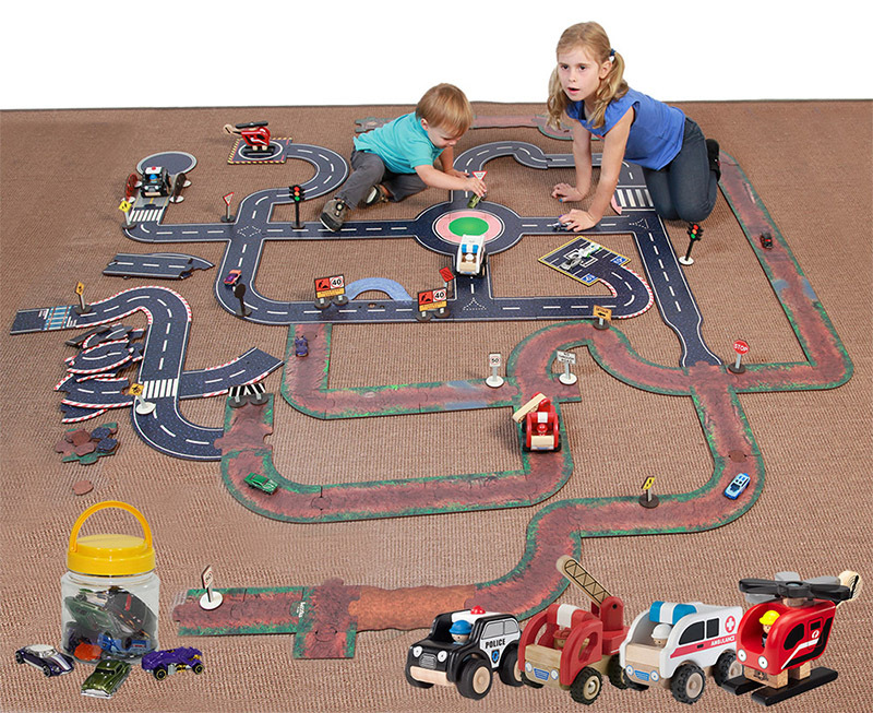 Tuzzles & Wonderworld Super Roadway - Complete Set 134pcs
