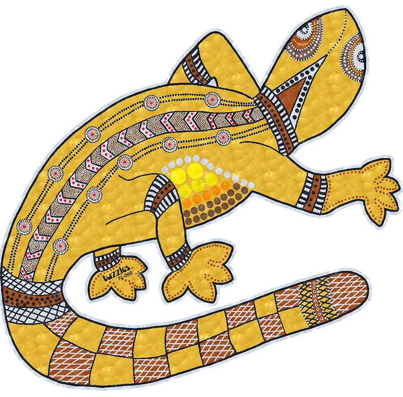 Tuzzles Aboriginal Art Floor Puzzle - Goanna 27pcs