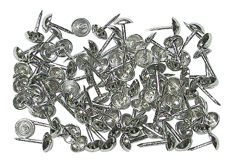 Tap Tap Nails Long Silver - 100pcs