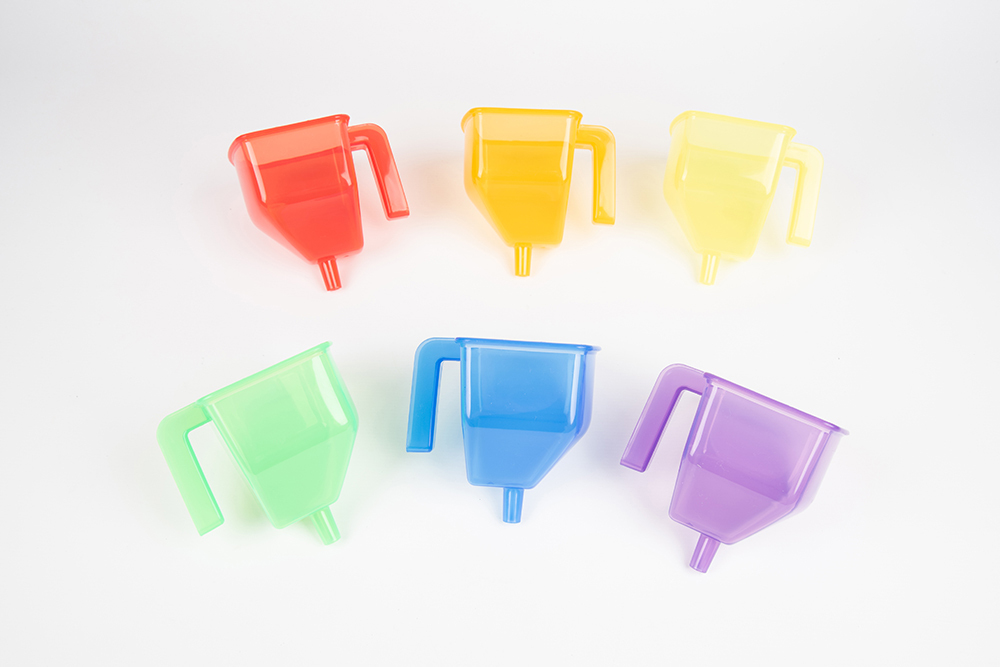 Translucent Colour Funnels - 6pk