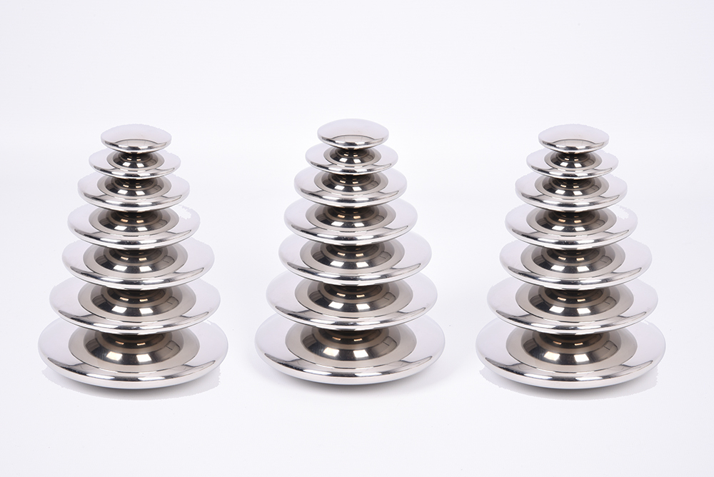 Sensory Reflective Silver Buttons - 21pk