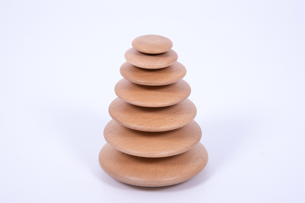 Natural Wooden Buttons - 7pk