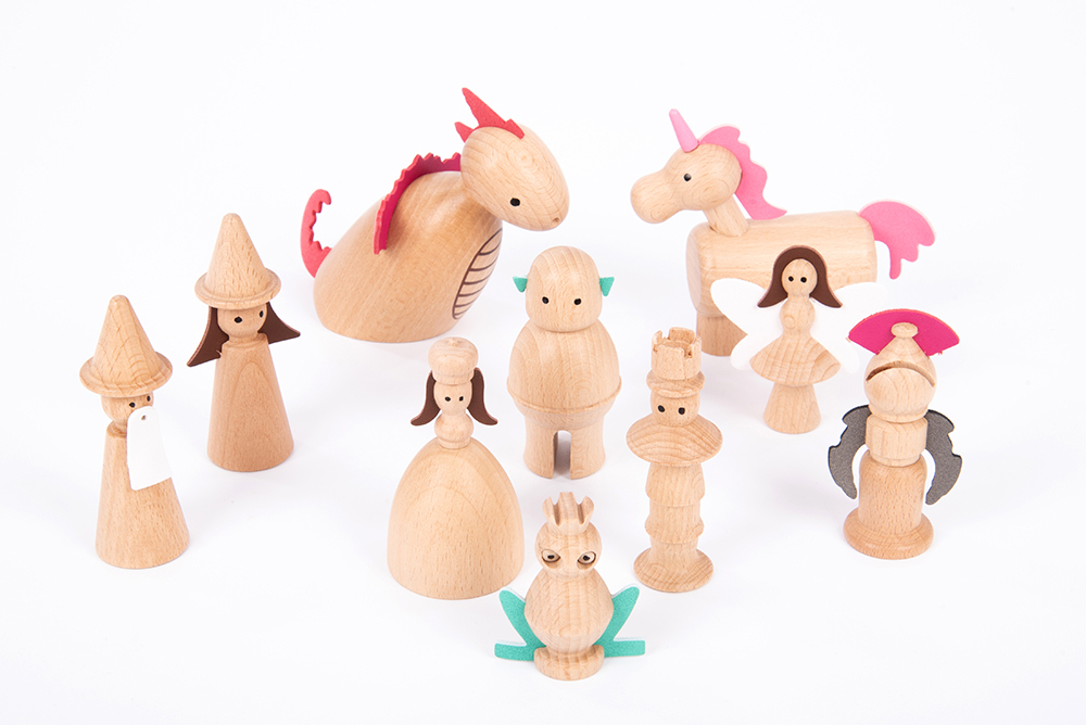 Wooden Enchanted Figures - 10pk