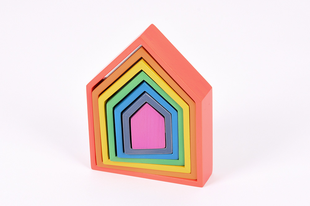 Rainbow Architect Houses - 7pk