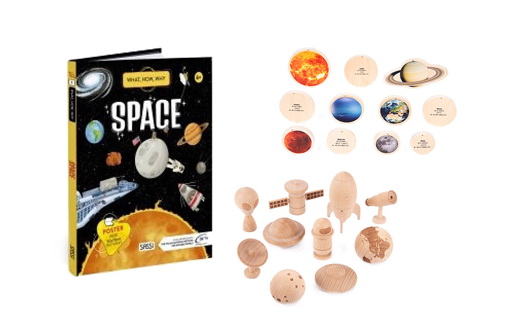 Wooden Space Set - 22pcs