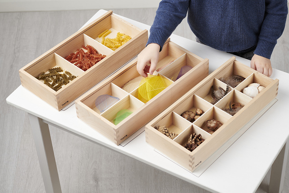 Wooden Discovery Boxes - 3pk