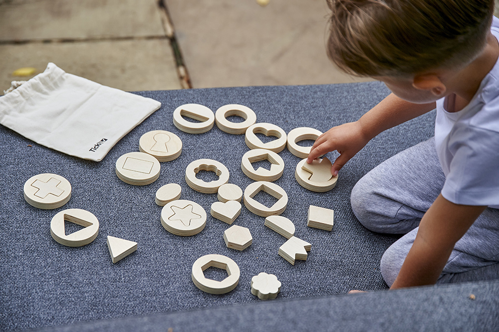 Inside Outside Wooden Shapes - 14pcs