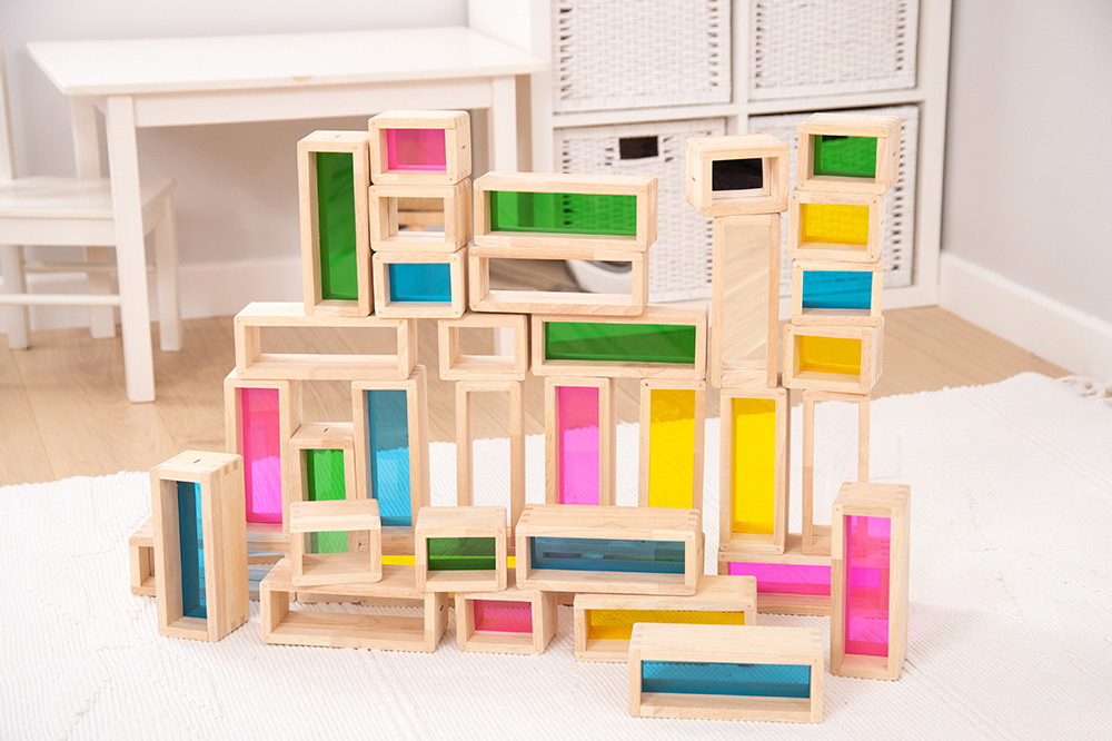 Rainbow Window Bricks / Blocks - 36pcs