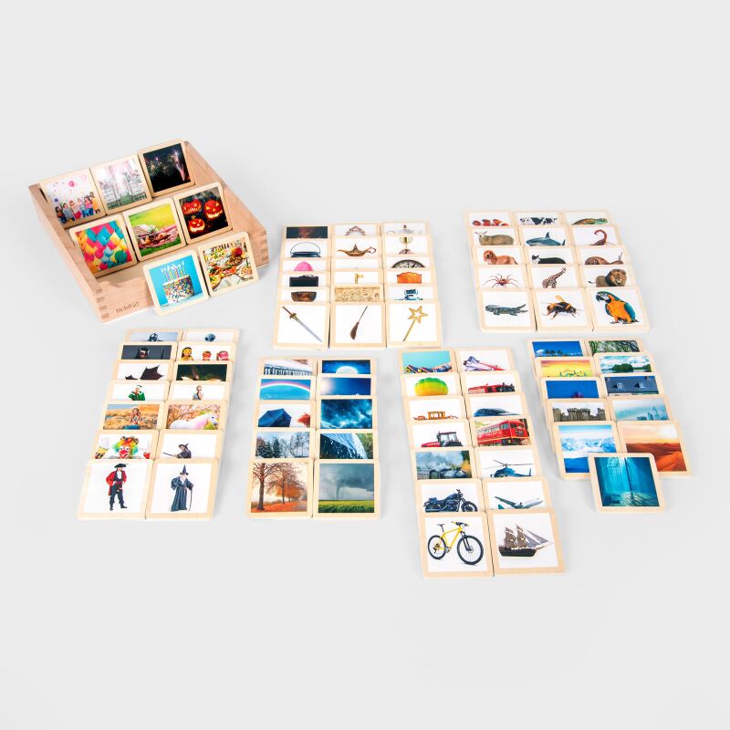 Wooden Story Tiles - 90pk