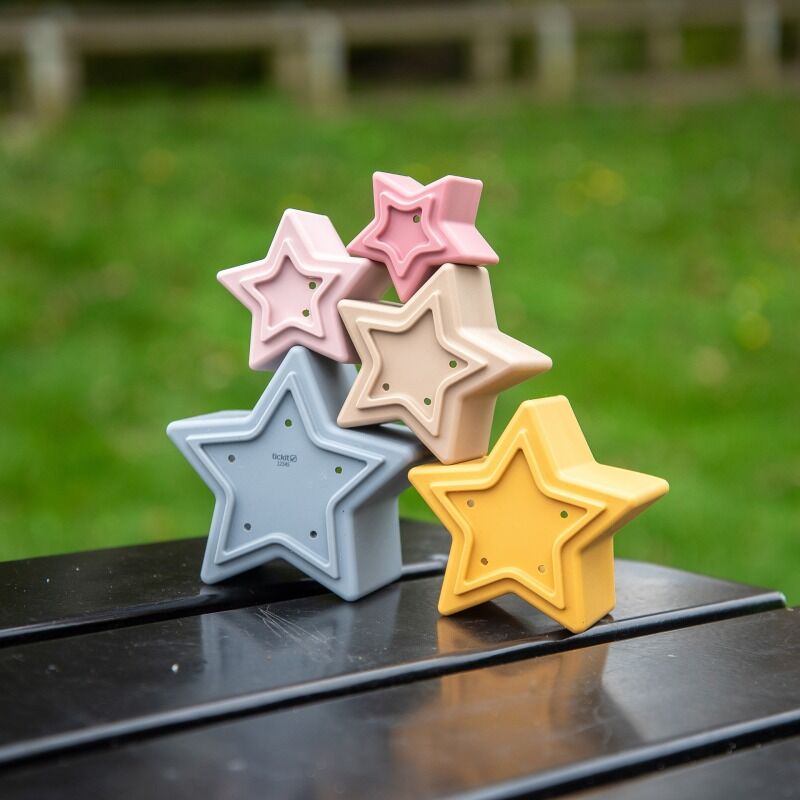 Silisoft Star Stacking Cups - 6pcs