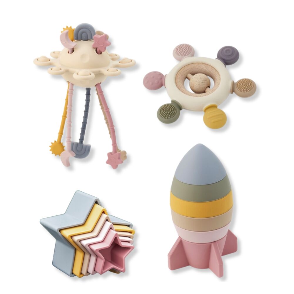 Silisoft Sensory Tactile Set - Set of 4