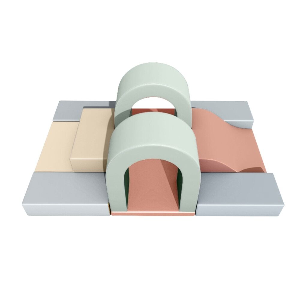 Little Explorer Tunnel Soft Play Set - 9pcs