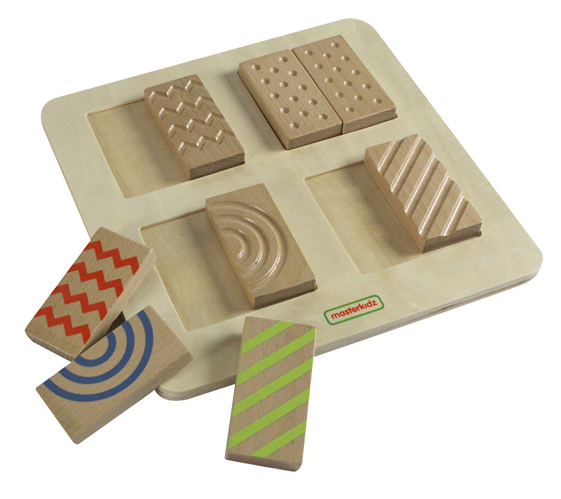 *SPECIAL: Masterkidz Two Sided Tactile & Visual Matching Blocks